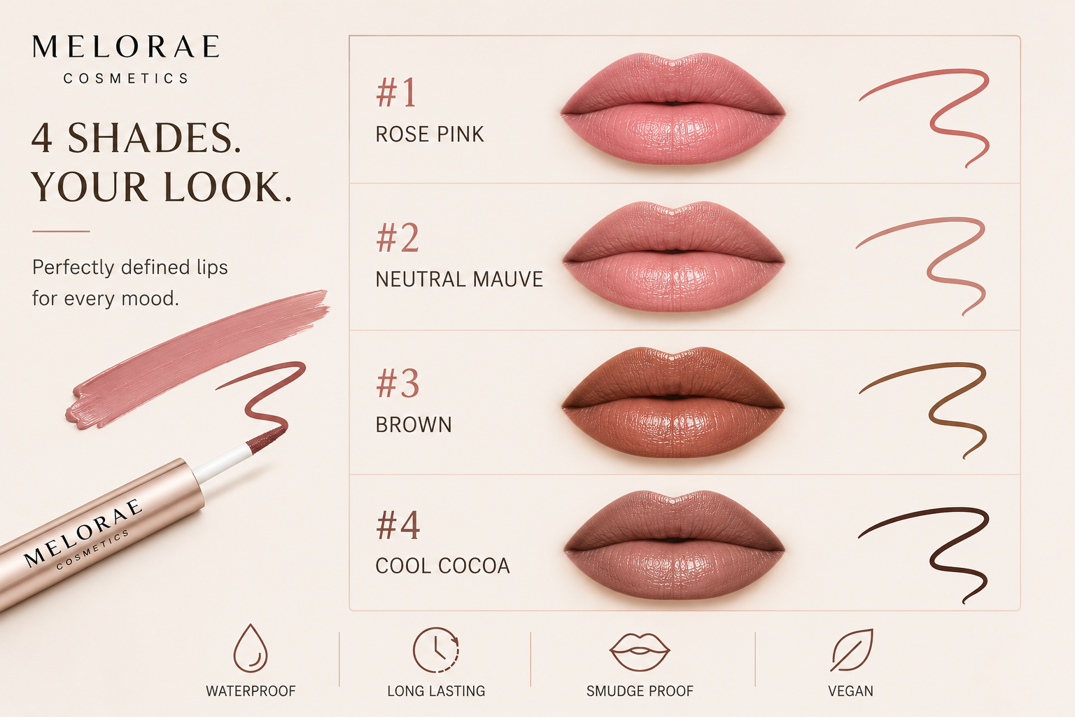 Peel-Off Lip Liner Tint | Defined lips that stay all day