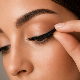 Place the lashes