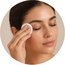 Start with clean skin