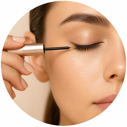 Apply along the lash line